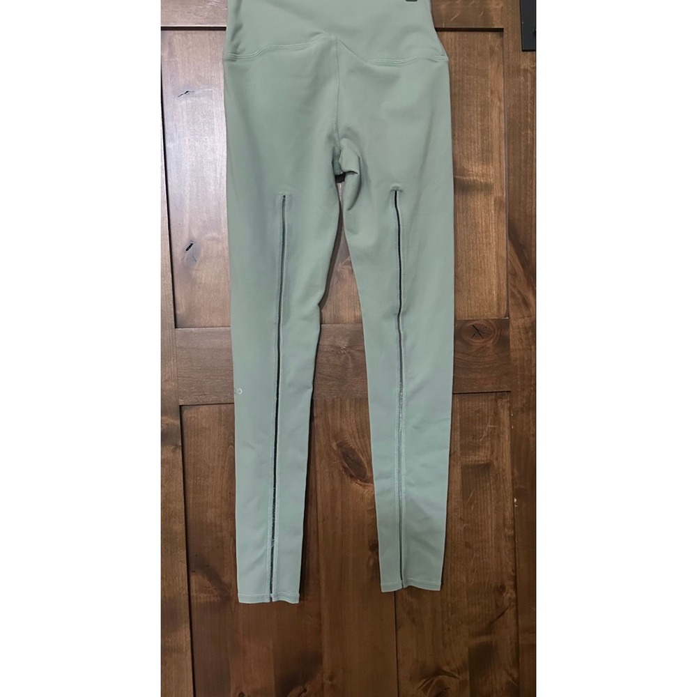 Alo Yoga RETIRED Airbrush Line Up Leggings Seafoam Green, Sz S